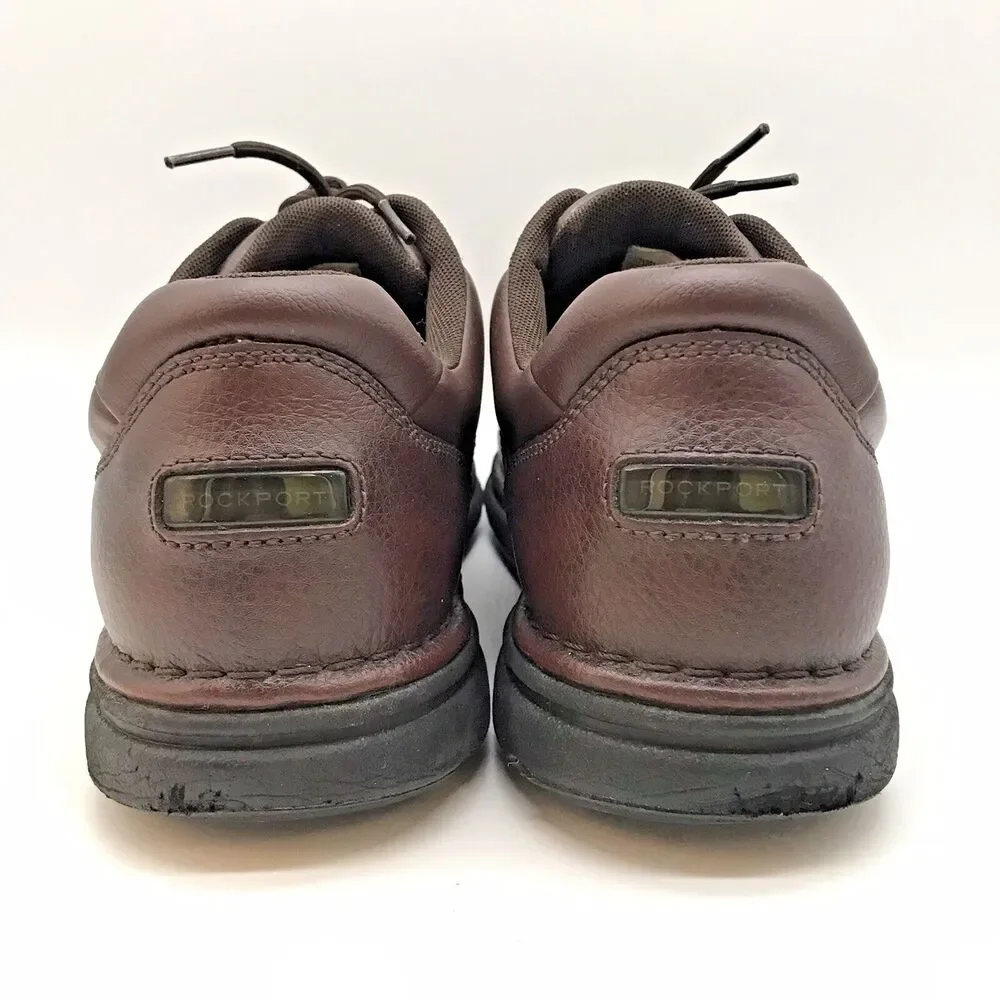 Rockport Ridgefield Eureka Oxford K71201 Men's 11.5M Brown Lace Up Leather Shoes
